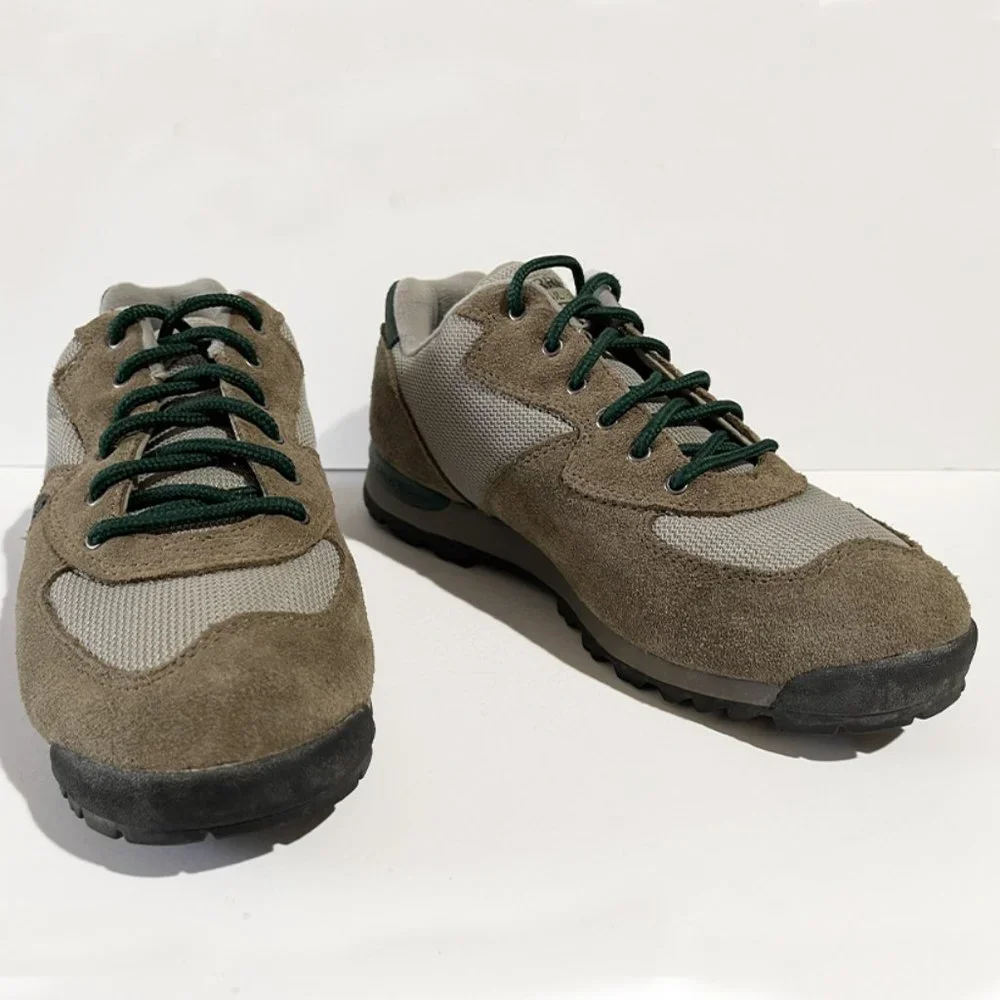 Merrell Trail Vintage 97 Suede Hiking Shoes Women's 9 Brown Green Gorpcore